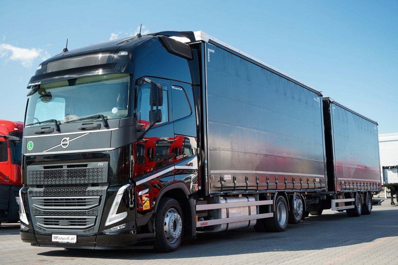 Volvo FH 500 / I-SAVE / XL / ZESTAW TANDEM PRZEJAZDOWY - Curtainsider truck: picture 2 Volvo FH 500 / I-SAVE / XL / ZESTAW TANDEM PRZEJAZDOWY - Curtainsider truck: picture 2