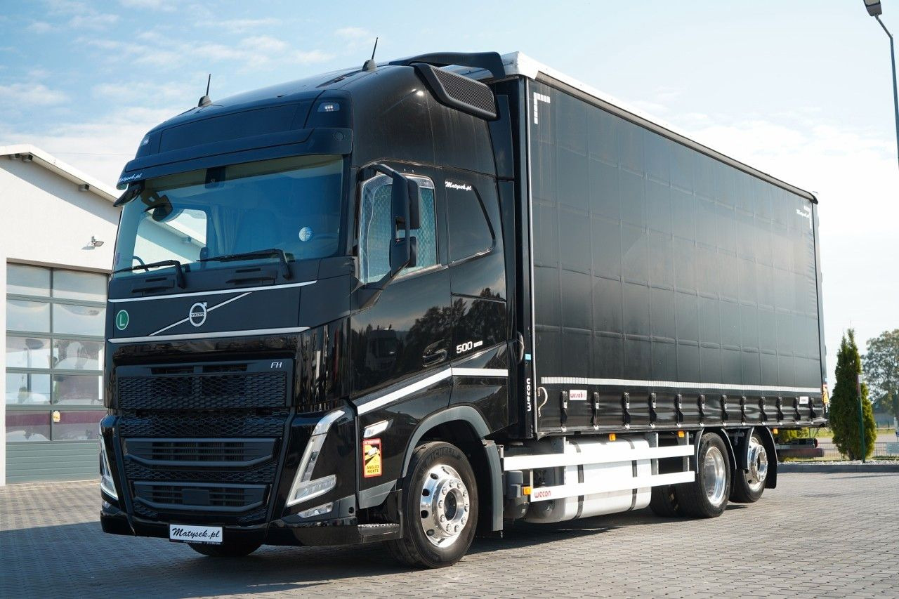 Volvo FH 500 / MEGA / ZESTAW TANDEM PRZEJAZDOWY 120 M3 - Curtainsider truck: picture 1 Volvo FH 500 / MEGA / ZESTAW TANDEM PRZEJAZDOWY 120 M3 - Curtainsider truck: picture 1