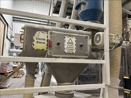 Gericke CSM722 MK2 Inline centrifugal rotary sifter - Food processing equipment: picture 3 Gericke CSM722 MK2 Inline centrifugal rotary sifter - Food processing equipment: picture 3