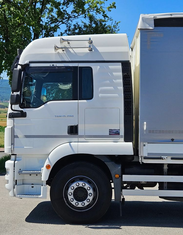 Curtainsider truck MAN TGM 15.290/E6/FIRANKA/BURTO-FIRANKA/SZKOŁA JAZDY/MAŁY ROZSTAW OSI/16PALET/WINDA/NISKI PRZEBIEG/2019/SERWISOWANY/JAK NOWY: picture 14