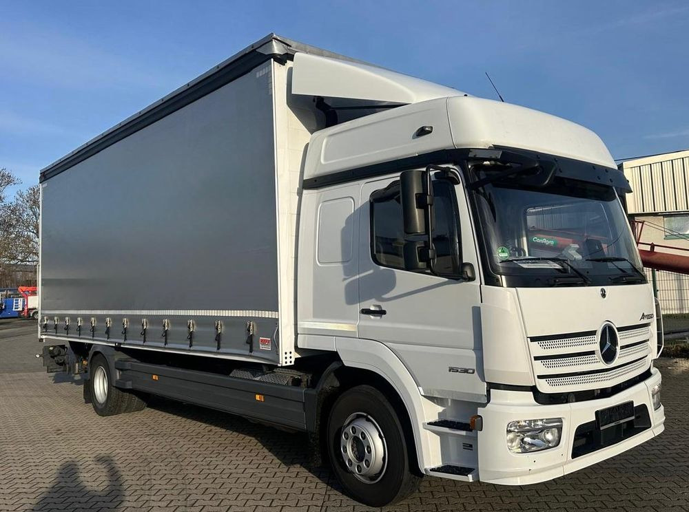 Mercedes-Benz ATEGO 1530 / FIRANKA / WINDA / E6 / 2023 / JAK NOWY / 18 EURO PALET / SPROWADZONY / GLOB / SYPIALKA / NISKI PRZEBIEG - Curtainsider truck: picture 1 Mercedes-Benz ATEGO 1530 / FIRANKA / WINDA / E6 / 2023 / JAK NOWY / 18 EURO PALET / SPROWADZONY / GLOB / SYPIALKA / NISKI PRZEBIEG - Curtainsider truck: picture 1
