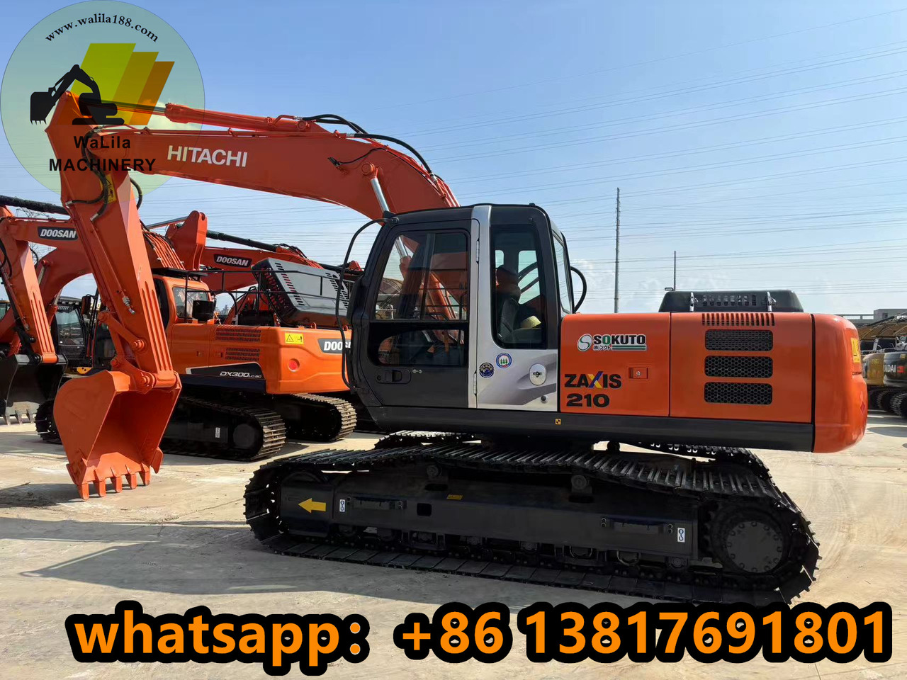 HITACHI Hitachi 210-3G Direct Injection Excavator - Crawler excavator: picture 1 HITACHI Hitachi 210-3G Direct Injection Excavator - Crawler excavator: picture 1