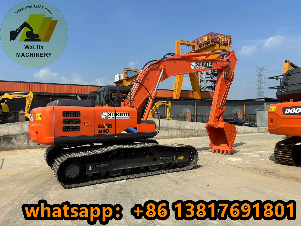 HITACHI Hitachi 210-3G Direct Injection Excavator - Crawler excavator: picture 5 HITACHI Hitachi 210-3G Direct Injection Excavator - Crawler excavator: picture 5