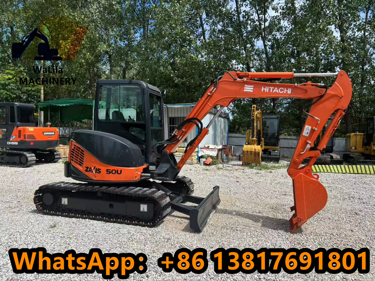 HITACHI Zx50 - Mini excavator: picture 3 HITACHI Zx50 - Mini excavator: picture 3