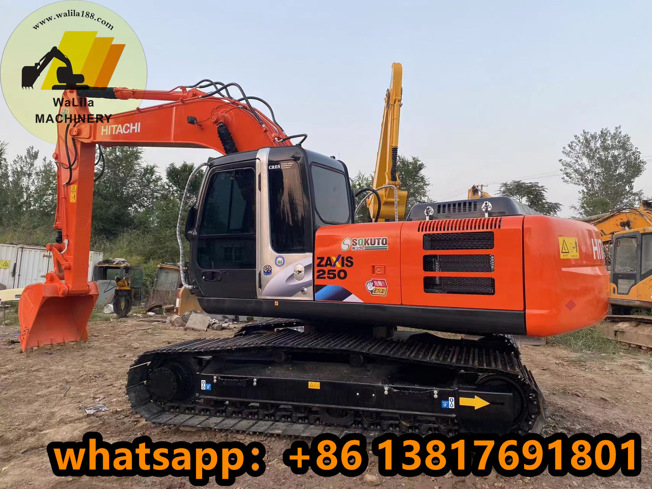 Hitachi Hitachi zx250 - Crawler excavator: picture 1 Hitachi Hitachi zx250 - Crawler excavator: picture 1