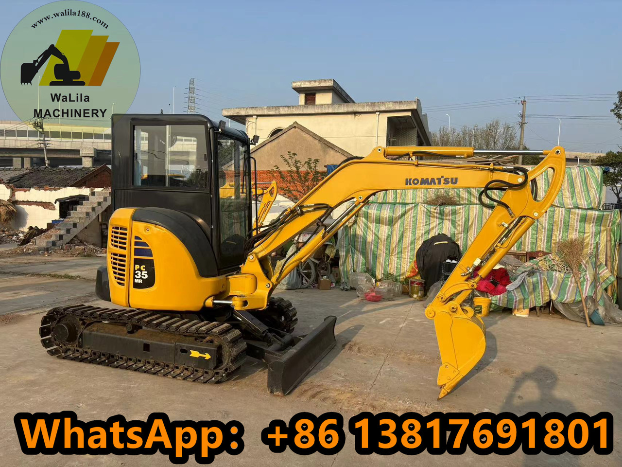 KOMATSU PC35MR - Mini excavator: picture 1 KOMATSU PC35MR - Mini excavator: picture 1