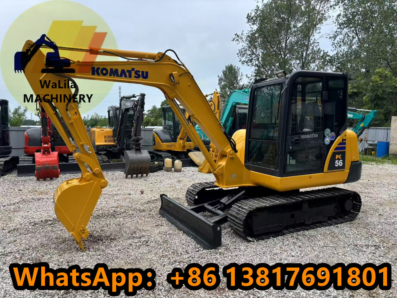 KOMATSU PC56 - Mini excavator: picture 3 KOMATSU PC56 - Mini excavator: picture 3