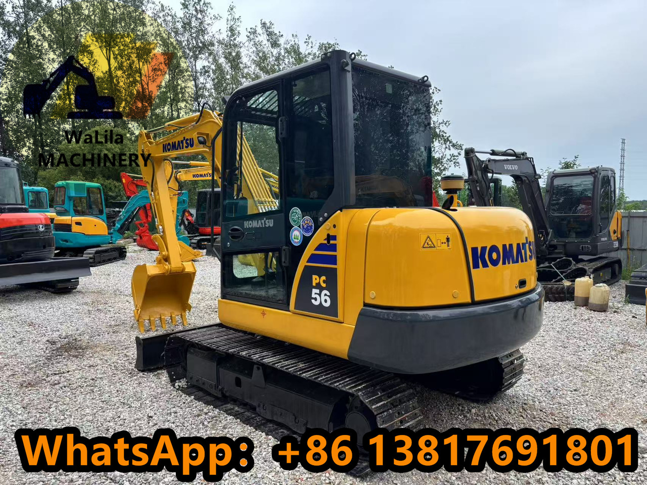 KOMATSU PC56 - Mini excavator: picture 2 KOMATSU PC56 - Mini excavator: picture 2