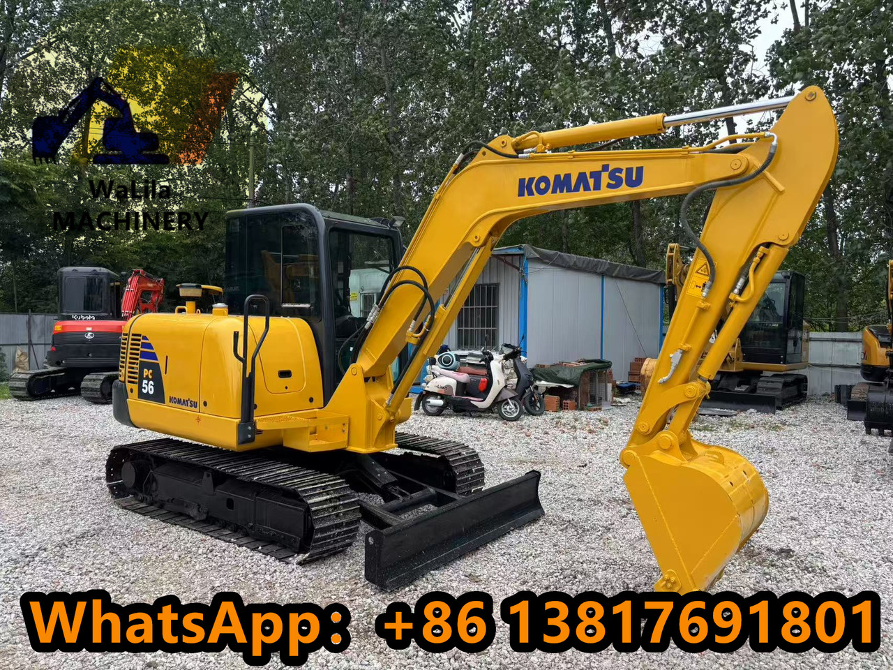 KOMATSU PC56 - Mini excavator: picture 1 KOMATSU PC56 - Mini excavator: picture 1