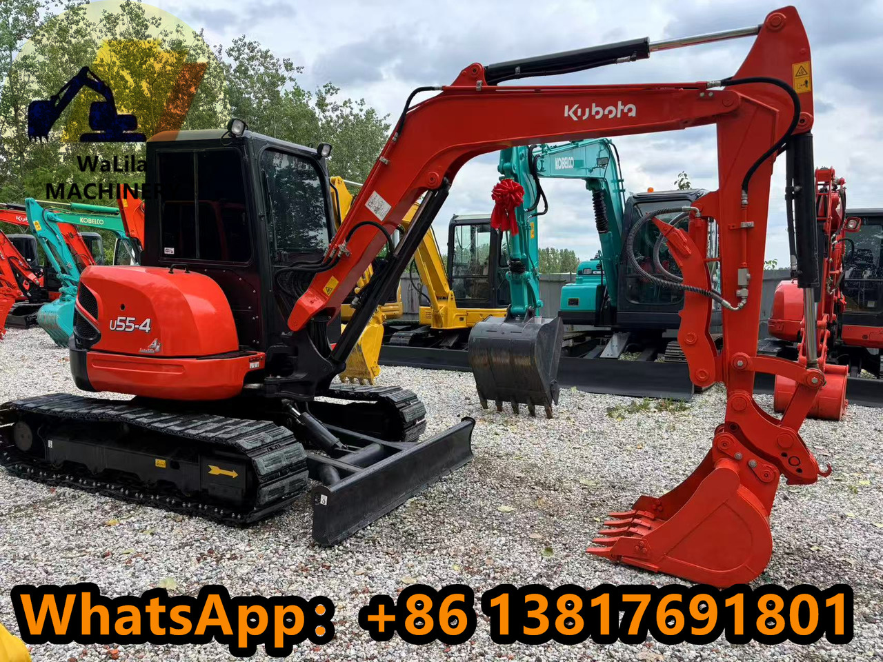 KUBOTA U55-4 - Mini excavator: picture 1 KUBOTA U55-4 - Mini excavator: picture 1