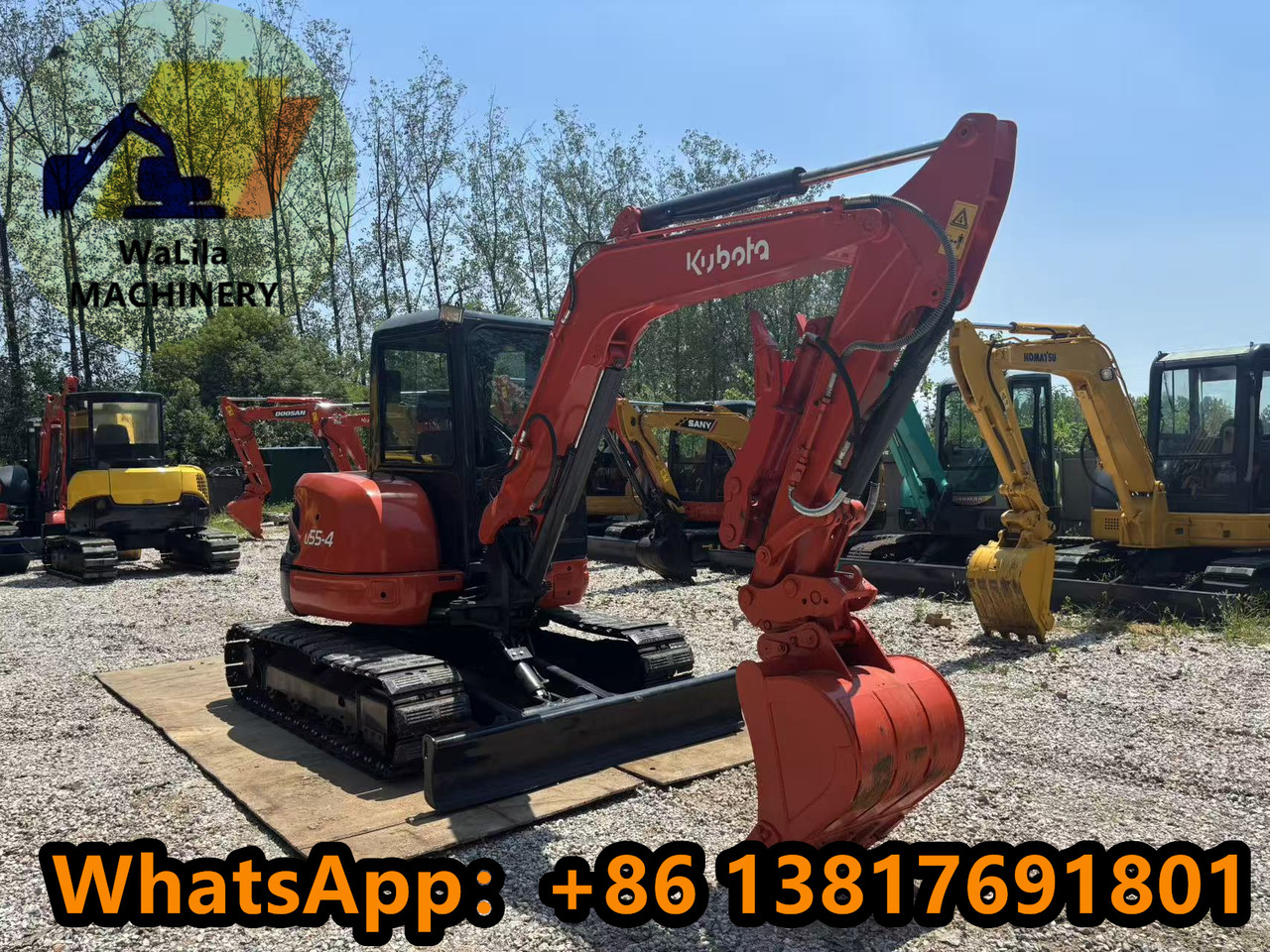 KUBOTA U55-4 - Mini excavator: picture 4 KUBOTA U55-4 - Mini excavator: picture 4