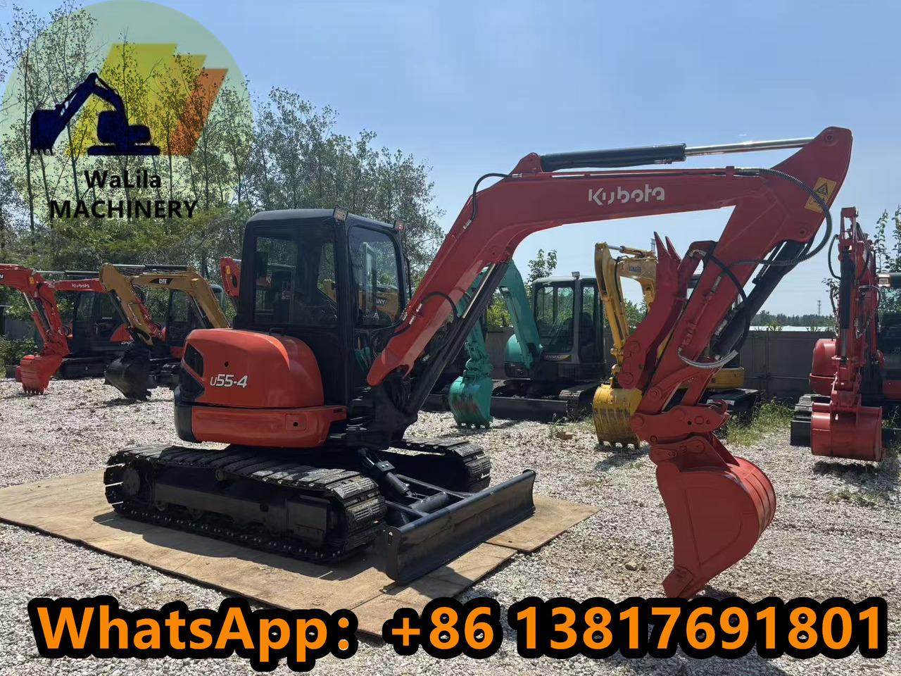 KUBOTA U55-4 - Mini excavator: picture 3 KUBOTA U55-4 - Mini excavator: picture 3
