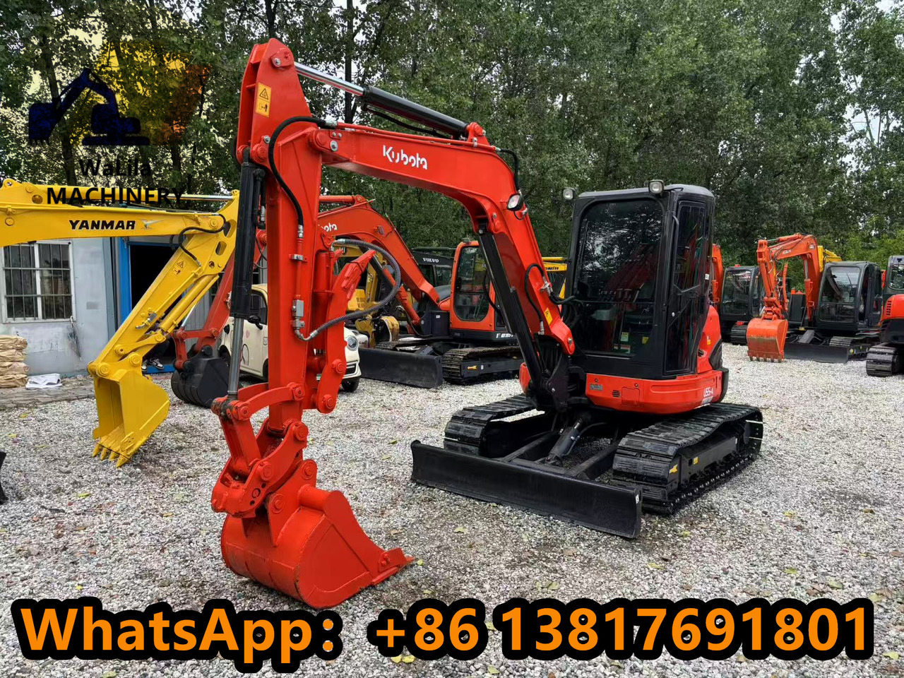 KUBOTA U55-4 - Mini excavator: picture 2 KUBOTA U55-4 - Mini excavator: picture 2