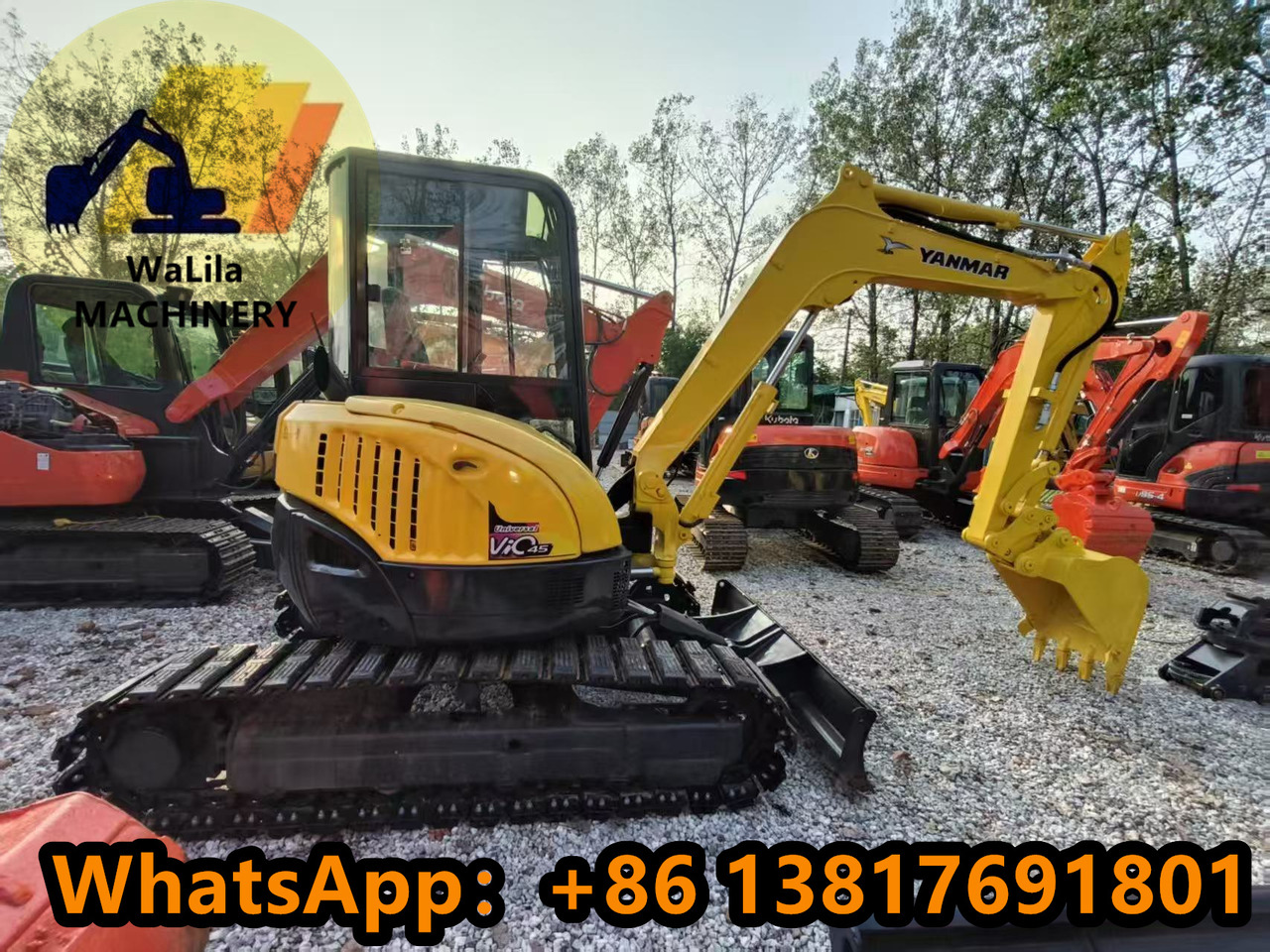 YANMAR VIO45 - Mini excavator: picture 1 YANMAR VIO45 - Mini excavator: picture 1