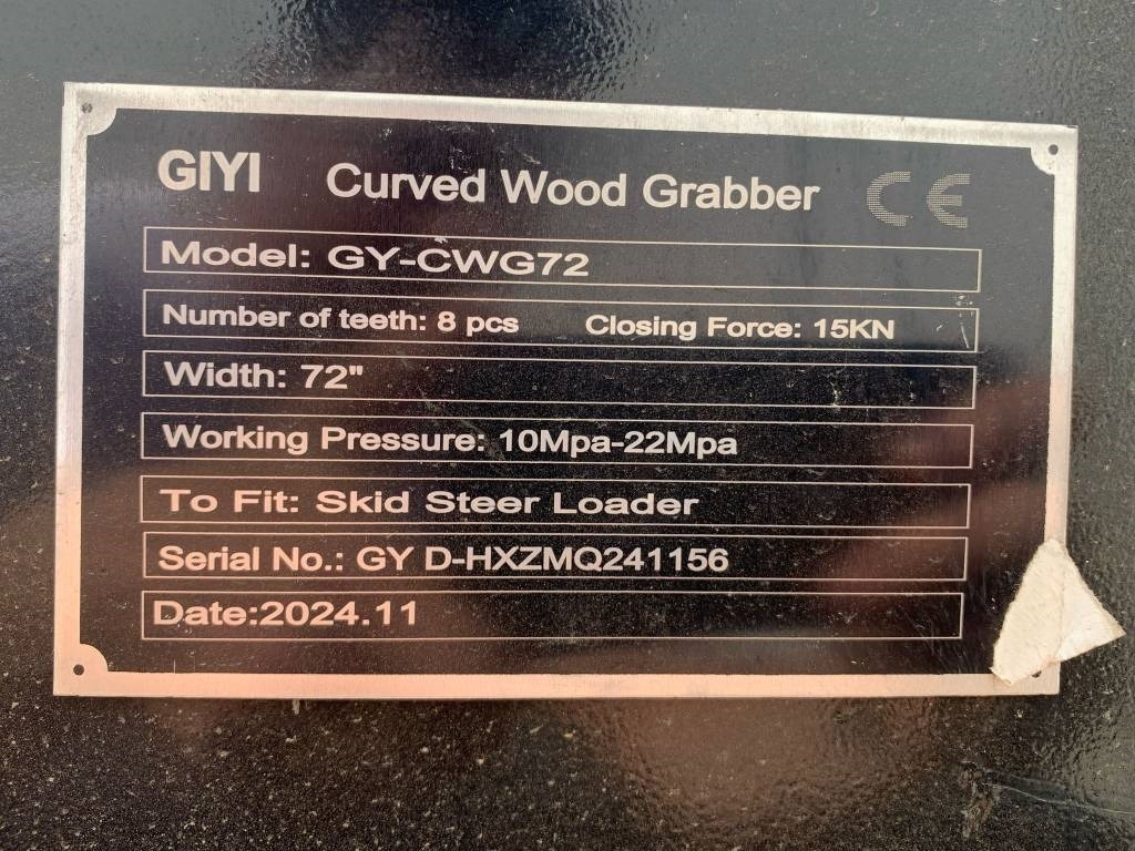 GIYI GY-CWG72 - Grapple for Construction machinery: picture 4 GIYI GY-CWG72 - Grapple for Construction machinery: picture 4