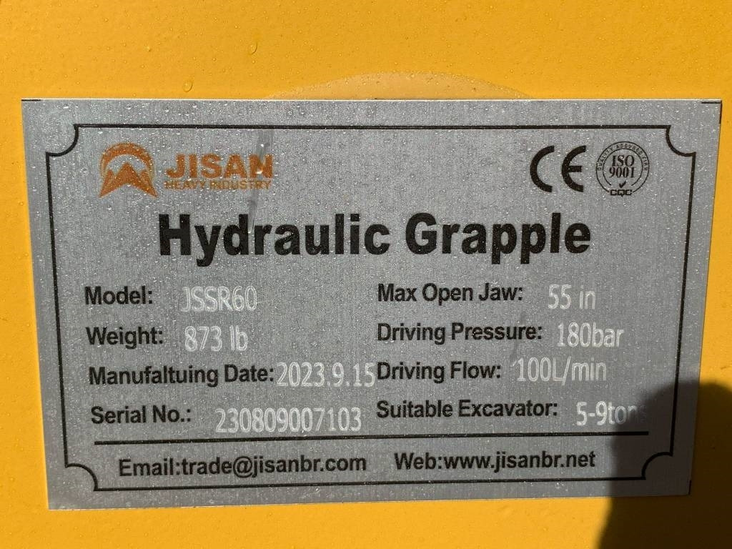 JISAN JSSR60 NEW - Grapple for Construction machinery: picture 4 JISAN JSSR60 NEW - Grapple for Construction machinery: picture 4