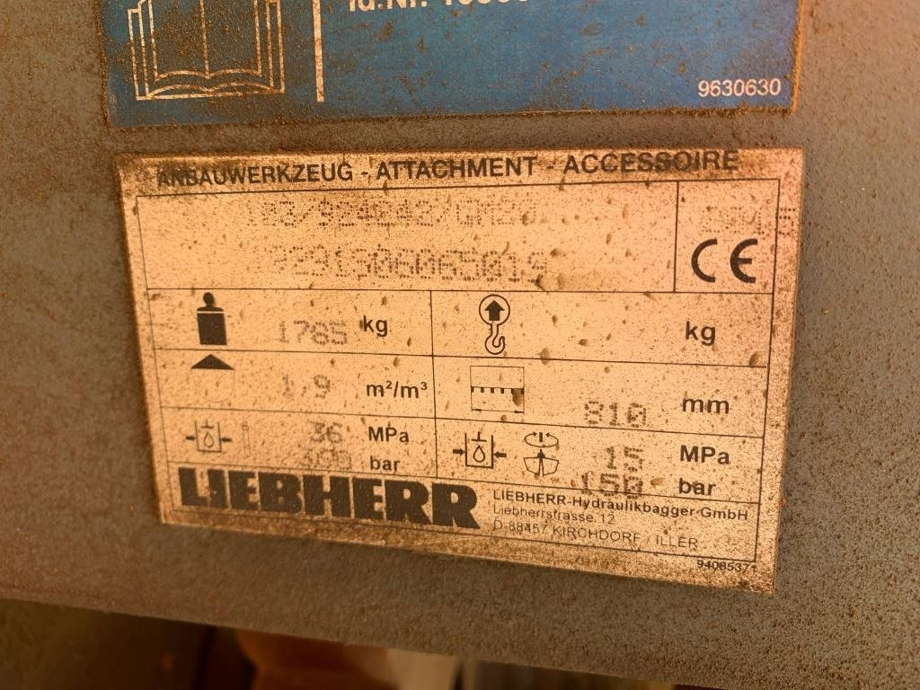 Liebherr GM 20RB WOOD GRAPLE - Grapple for Construction machinery: picture 4 Liebherr GM 20RB WOOD GRAPLE - Grapple for Construction machinery: picture 4