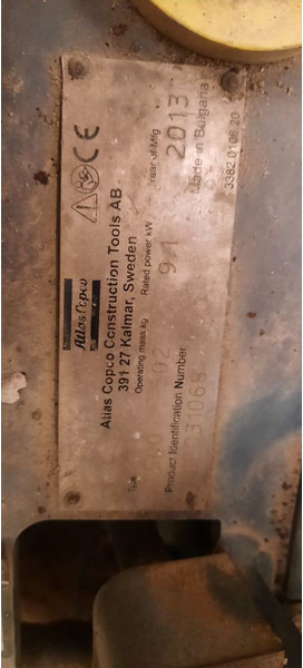 Atlas-Copco Rüttelplatte LJ500 - Vibratory plate: picture 2 Atlas-Copco Rüttelplatte LJ500 - Vibratory plate: picture 2