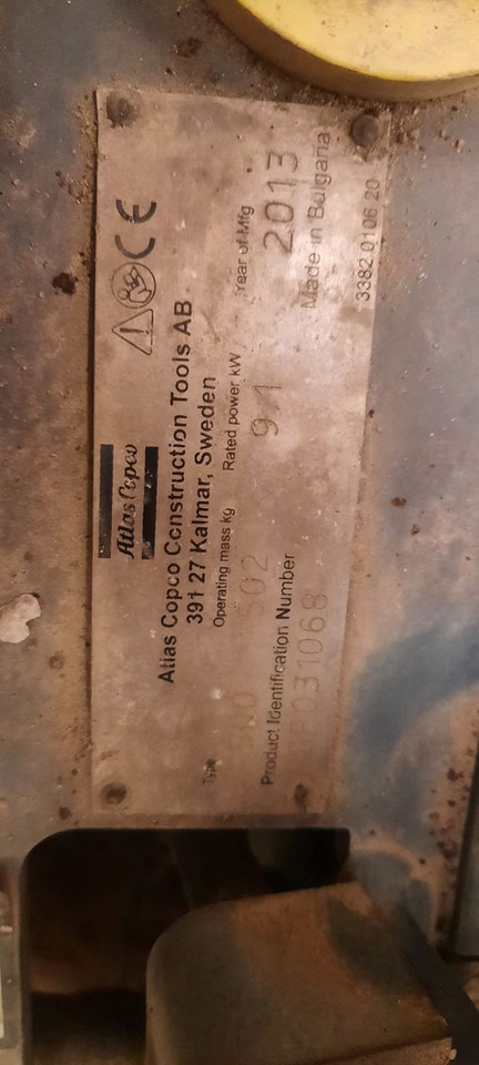 Atlas Copco Rüttelplatte LJ500 - Vibratory plate: picture 2 Atlas Copco Rüttelplatte LJ500 - Vibratory plate: picture 2
