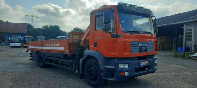 MAN TG-M18.280PS Hiab 111B-2 mit Funk - Dropside/ Flatbed truck, Crane truck: picture 2 MAN TG-M18.280PS Hiab 111B-2 mit Funk - Dropside/ Flatbed truck, Crane truck: picture 2