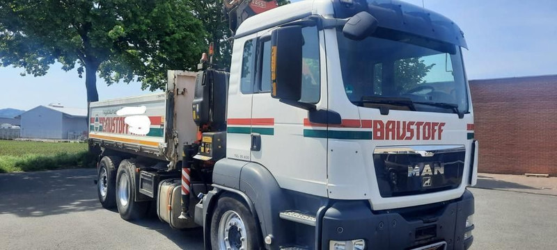 MAN TGS 26.400 Kipper Mit Kran/Funk - Dropside/ Flatbed truck, Crane truck: picture 2 MAN TGS 26.400 Kipper Mit Kran/Funk - Dropside/ Flatbed truck, Crane truck: picture 2