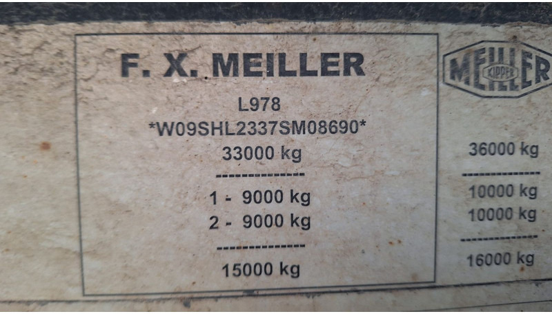 Meiller TR 2 Kippmulde 24 Kubik Stahl Zwillingsbereiffu - Tipper semi-trailer: picture 4 Meiller TR 2 Kippmulde 24 Kubik Stahl Zwillingsbereiffu - Tipper semi-trailer: picture 4