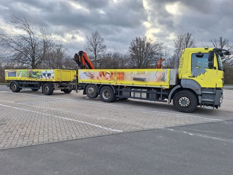 Dropside/ Flatbed truck, Crane truck Mercedes-Benz 2636 Axor 3-Achser 6x2 mit Kran PK14002+Funk: picture 8