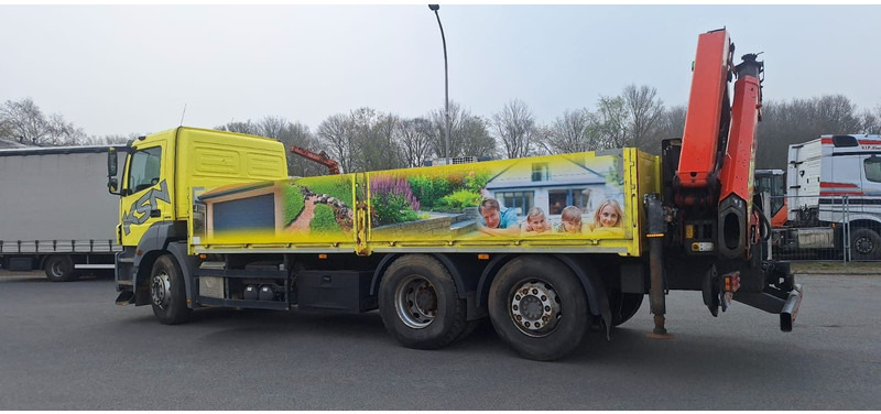 Dropside/ Flatbed truck, Crane truck Mercedes-Benz 2636 Axor 3-Achser 6x2 mit Kran PK14002+Funk: picture 6