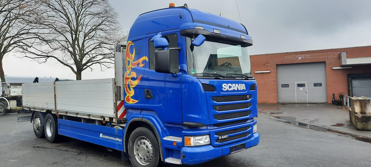 Scania G440 Pritsche 6x2 Kran am Heck vor. - Dropside/ Flatbed truck, Crane truck: picture 2 Scania G440 Pritsche 6x2 Kran am Heck vor. - Dropside/ Flatbed truck, Crane truck: picture 2