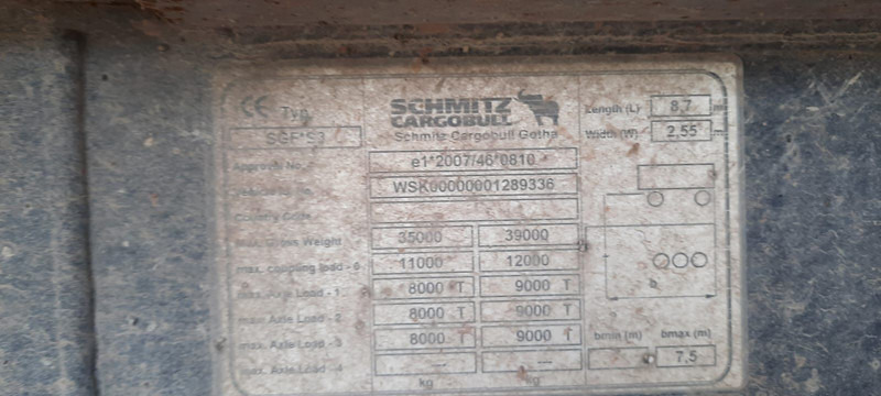 Tipper semi-trailer Schmitz Cargobull SKI24 Kipper 3 Achser: picture 8 Tipper semi-trailer Schmitz Cargobull SKI24 Kipper 3 Achser: picture 8