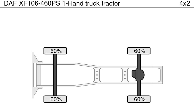 Tractor unit DAF XF106-460PS 1-Hand: picture 6 Tractor unit DAF XF106-460PS 1-Hand: picture 6