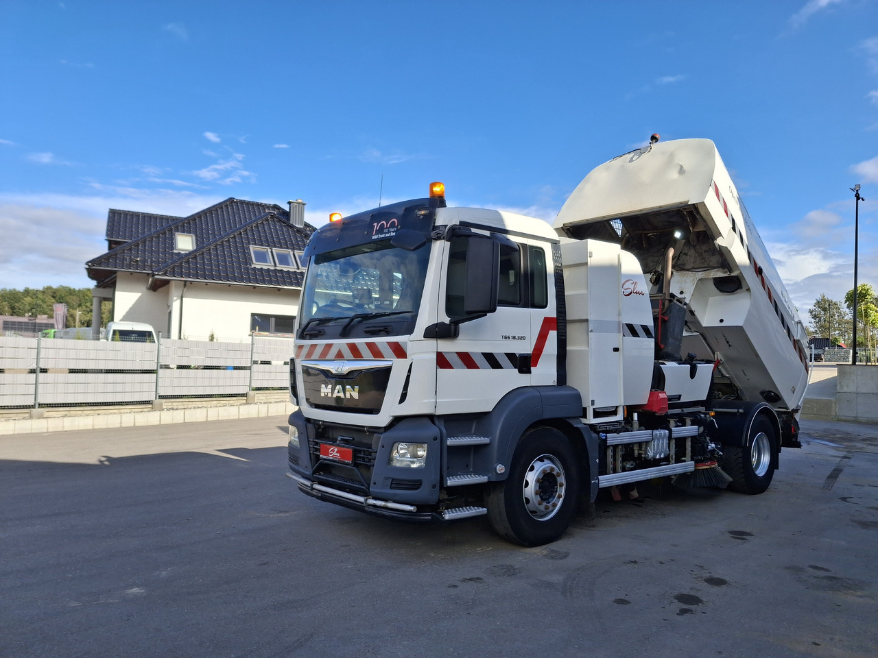 Road sweeper MAN TGS 18.320 Zamiatarka Kehrmaschine BUCHER OptiFant 8000 Karcher Euro 6 PM10 L/R Hochdruckreinigung: picture 19