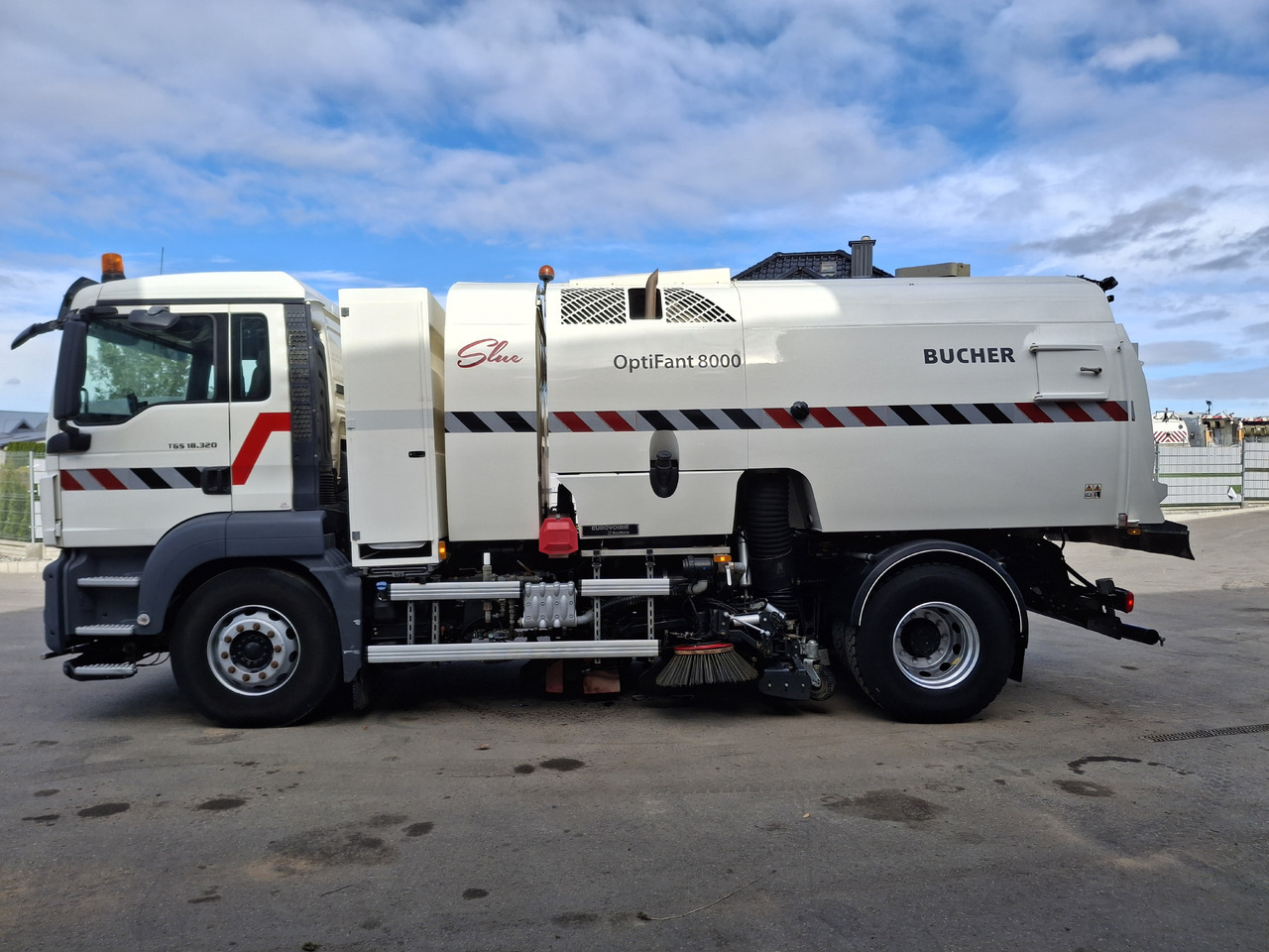 Road sweeper MAN TGS 18.320 Zamiatarka Kehrmaschine BUCHER OptiFant 8000 Karcher Euro 6 PM10 L/R Hochdruckreinigung: picture 11