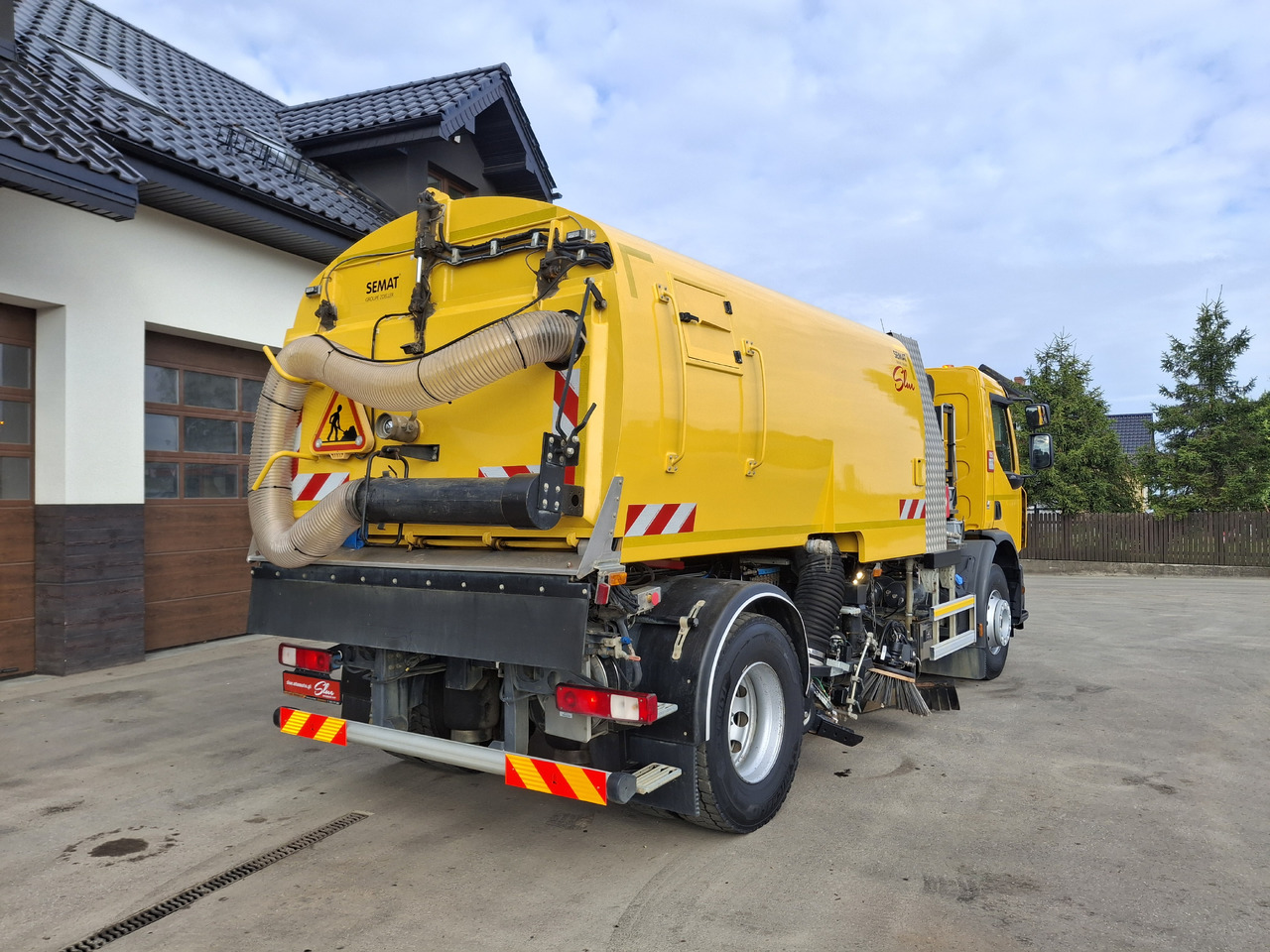 Road sweeper RENAULT C280 SEMAT ZOELLER Zamiatarka Kehrmaschine Euro 6 PM Karcher L/R 2 Motoren 2018r Hochdruckreinigung: picture 6