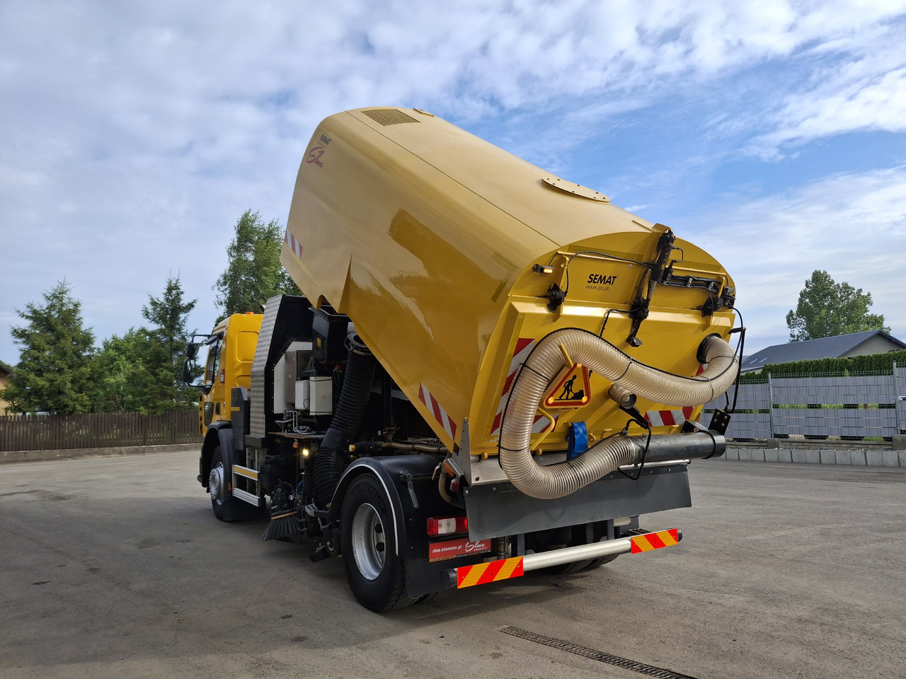 Road sweeper RENAULT C280 SEMAT ZOELLER Zamiatarka Kehrmaschine Euro 6 PM Karcher L/R 2 Motoren 2018r Hochdruckreinigung: picture 22