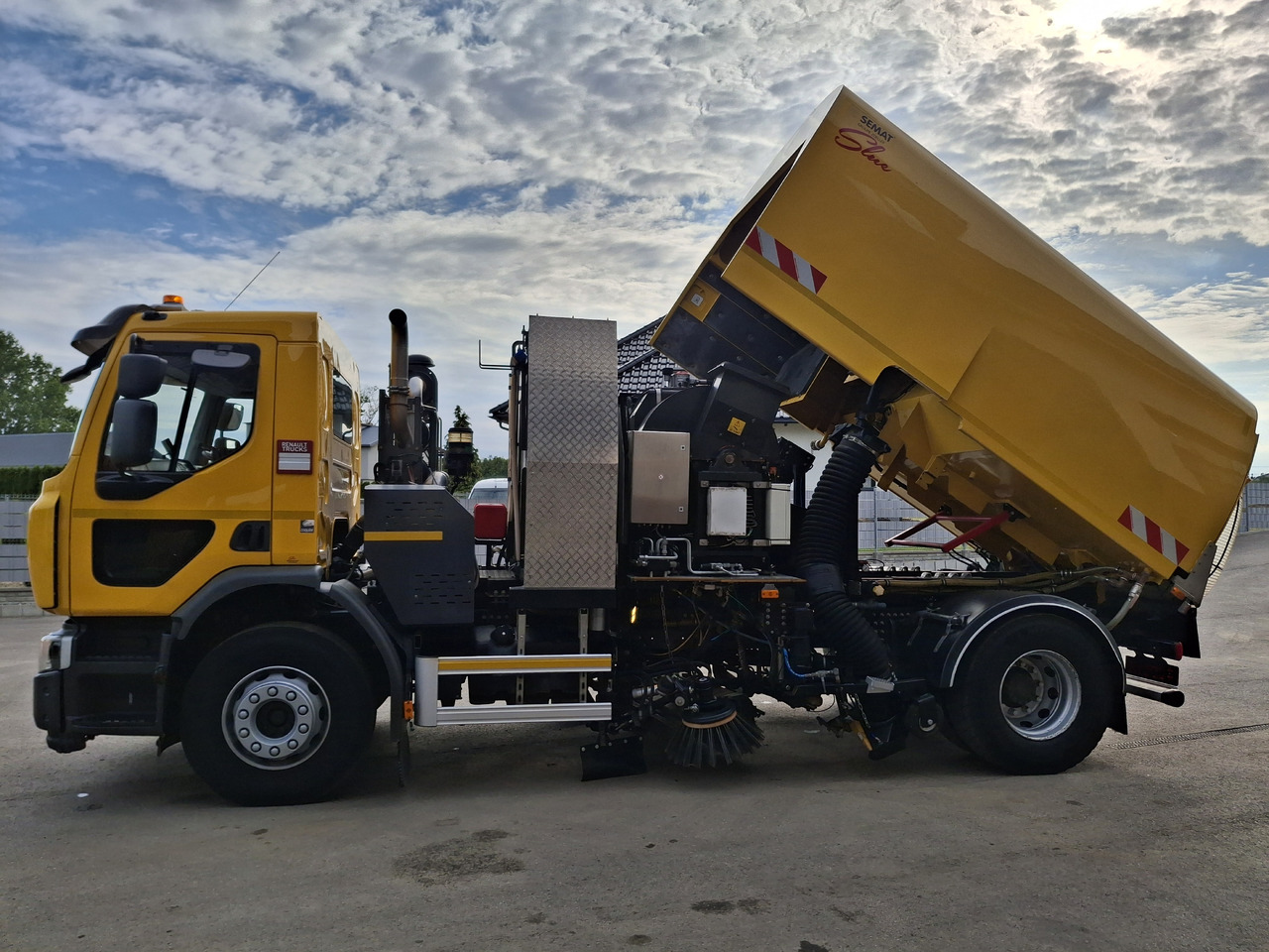 Road sweeper RENAULT C280 SEMAT ZOELLER Zamiatarka Kehrmaschine Euro 6 PM Karcher L/R 2 Motoren 2018r Hochdruckreinigung: picture 31