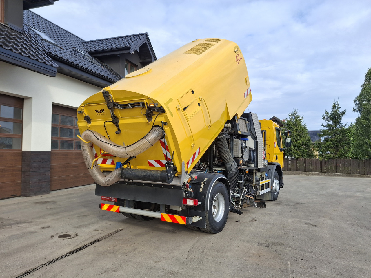 Road sweeper RENAULT C280 SEMAT ZOELLER Zamiatarka Kehrmaschine Euro 6 PM Karcher L/R 2 Motoren 2018r Hochdruckreinigung: picture 23