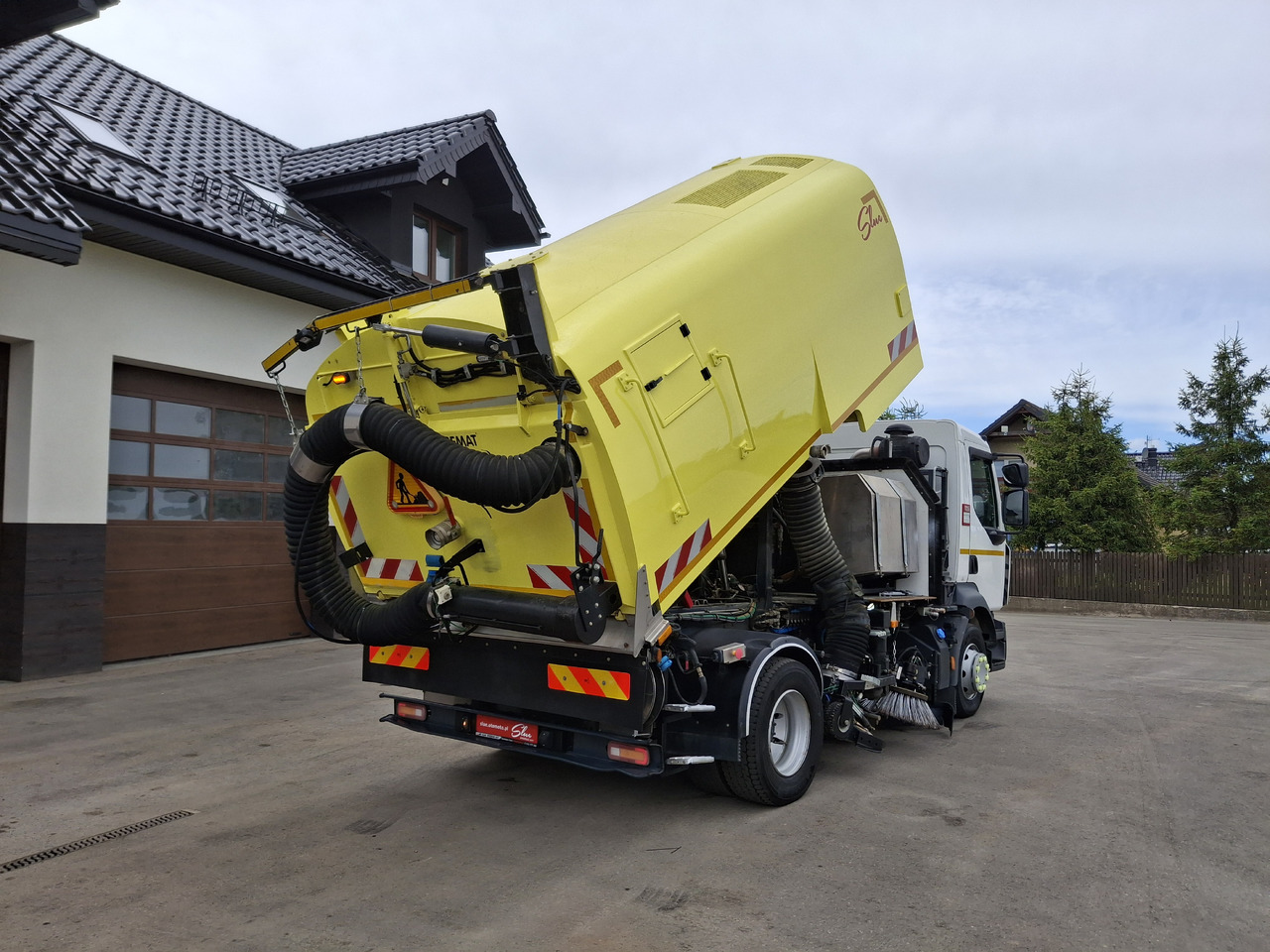 Road sweeper RENAULT D16 Zamiatarka Kehrmaschine SEMAT Zoeller FAUN Karcher Szczotki L/R Hydrostat Euro 6 PM10 Rura Do Liści: picture 10