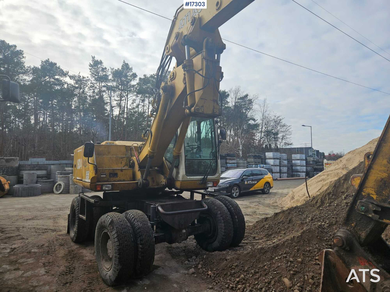 ATLAS 1504 wheeled excavator (2000) - Wheel excavator: picture 4 ATLAS 1504 wheeled excavator (2000) - Wheel excavator: picture 4