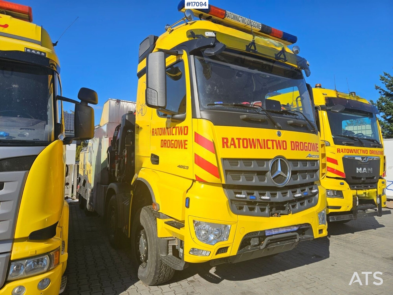Specjalistyczny pojazd ratunkowy Mercedes Benz Arocs 4853 8x8 (2021) - Tow truck: picture 4 Specjalistyczny pojazd ratunkowy Mercedes Benz Arocs 4853 8x8 (2021) - Tow truck: picture 4