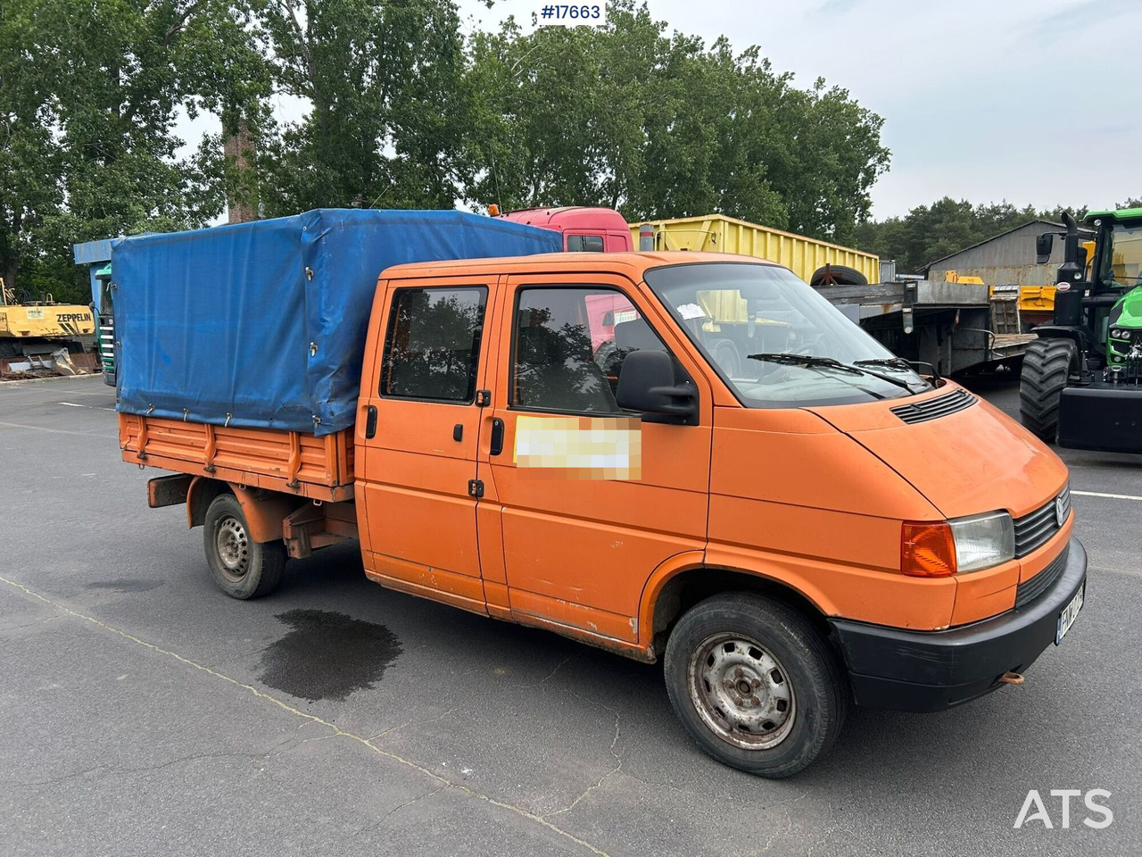 Volkswagen Transporter 1.9D double cab with box body (1992) - Curtain side van, Combi van: picture 1 Volkswagen Transporter 1.9D double cab with box body (1992) - Curtain side van, Combi van: picture 1