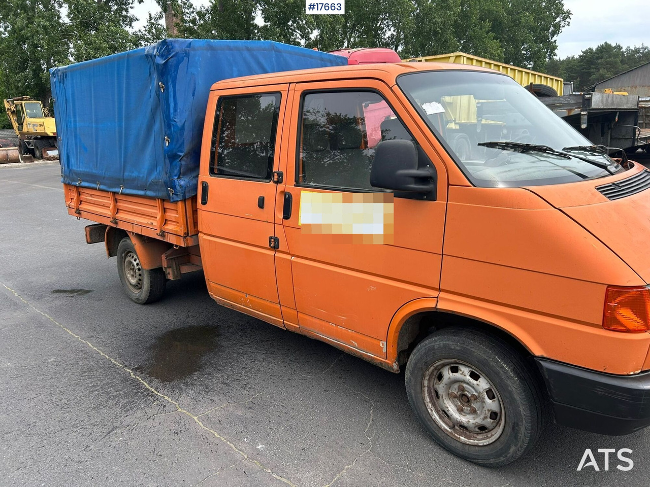 Volkswagen Transporter 1.9D double cab with box body (1992) - Curtain side van, Combi van: picture 5 Volkswagen Transporter 1.9D double cab with box body (1992) - Curtain side van, Combi van: picture 5
