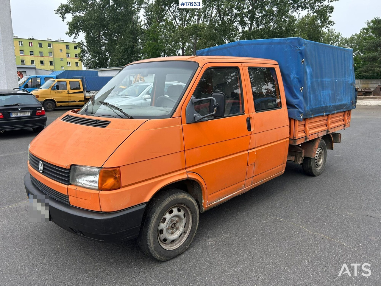 Volkswagen Transporter 1.9D double cab with box body (1992) - Curtain side van, Combi van: picture 4 Volkswagen Transporter 1.9D double cab with box body (1992) - Curtain side van, Combi van: picture 4