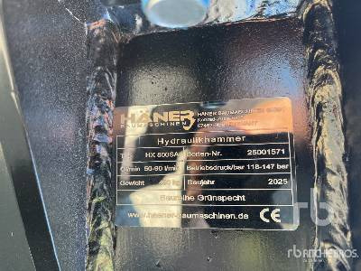HAENER HX800SA (Unused) - Hydraulic hammer: picture 5 HAENER HX800SA (Unused) - Hydraulic hammer: picture 5