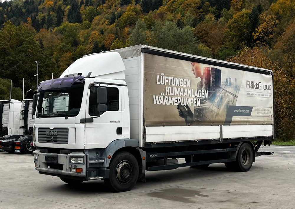 MAN TGM 18.330 4x2 // Zabudowa Burtowa // Manual // Specjalny // Ładowność 9600kg // - Curtainsider truck: picture 1 MAN TGM 18.330 4x2 // Zabudowa Burtowa // Manual // Specjalny // Ładowność 9600kg // - Curtainsider truck: picture 1