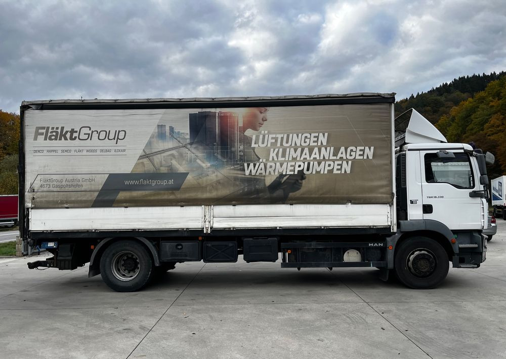 MAN TGM 18.330 4x2 // Zabudowa Burtowa // Manual // Specjalny // Ładowność 9600kg // - Curtainsider truck: picture 4 MAN TGM 18.330 4x2 // Zabudowa Burtowa // Manual // Specjalny // Ładowność 9600kg // - Curtainsider truck: picture 4