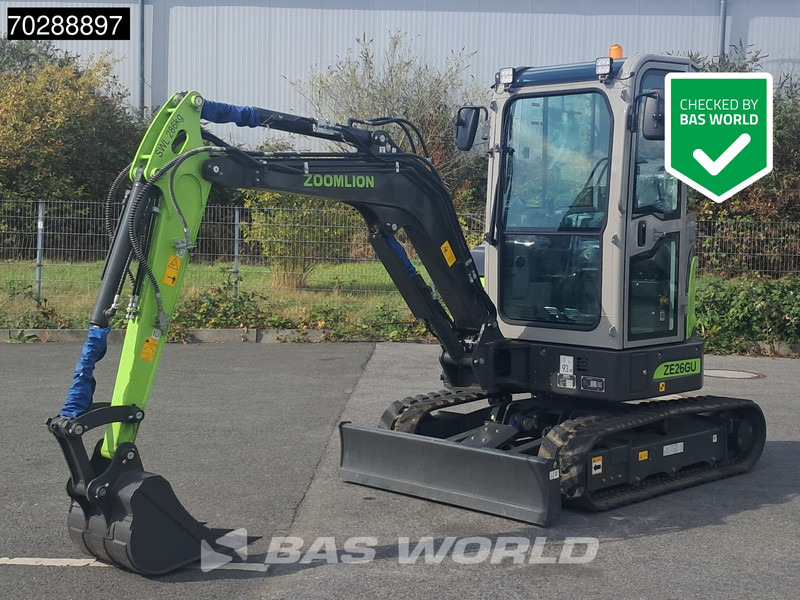 Zoomlion ZE26 GU Klimaanlage – CE-zertifiziert - Mini excavator: picture 1 Zoomlion ZE26 GU Klimaanlage – CE-zertifiziert - Mini excavator: picture 1