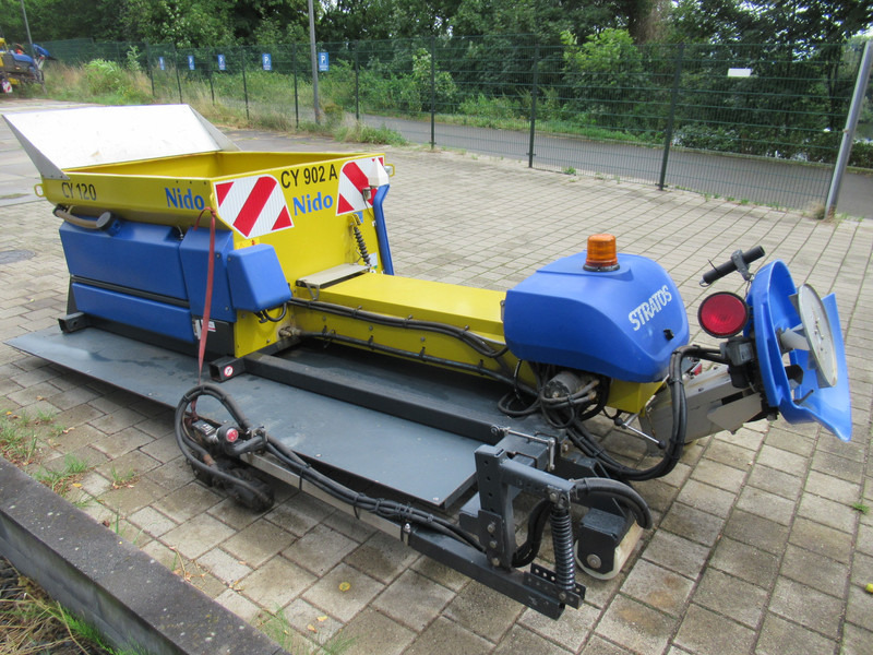 Sand/ Salt spreader NIDO STRATOS B08L-27 PCLN-350 0,8M3 + 350L ROTO-power Hook Haak Salzstreuer Saltspreader: picture 8