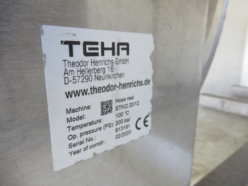 Pressure washer Teha Hapert EA R + hose reel STKi2 20/12: picture 10
