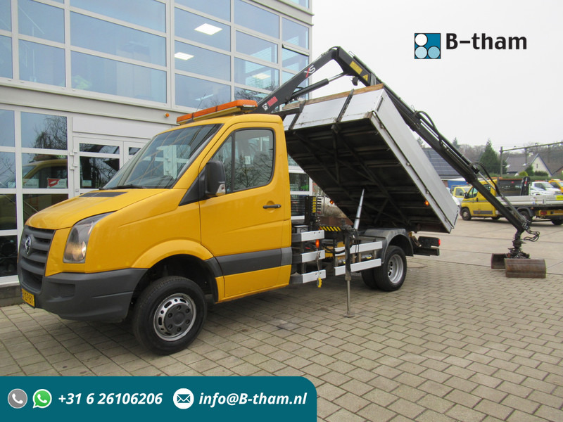 Volkswagen Crafter 50 2.5TDI 80KW HIAB 033 B-2 + Kipper Tipper - Tipper, Crane truck: picture 1 Volkswagen Crafter 50 2.5TDI 80KW HIAB 033 B-2 + Kipper Tipper - Tipper, Crane truck: picture 1